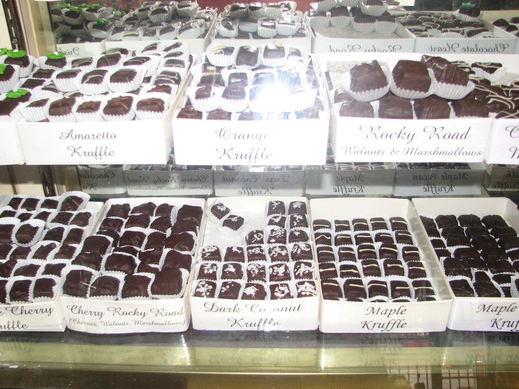 Kruffles, our Kobasic truffles and Caramels